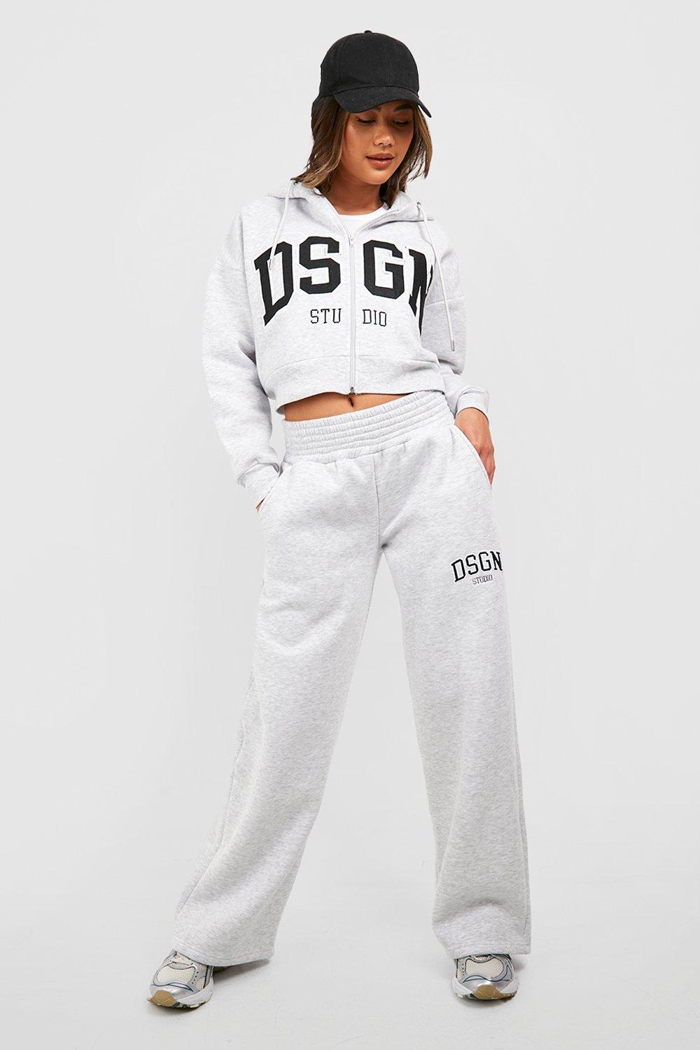 Boohoo tracksuit grey hotsell
